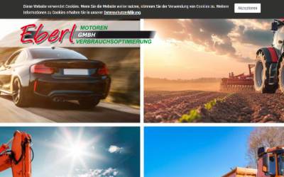 Website preview for Eberl GmbH