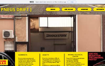 Website preview for Pneus Drift di Pitzalis Alberto