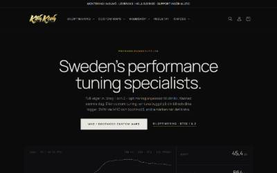 Website preview for KingkongTuning