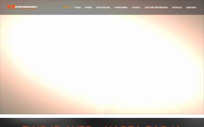 Top of the website for TC-PERFORMANCE JACEK PYDA