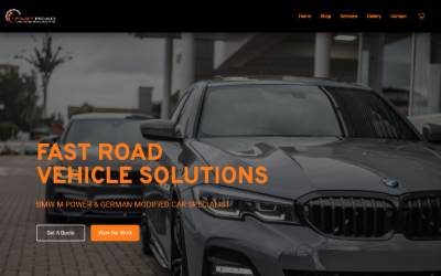 Website preview for Fast road vehicle Solutions