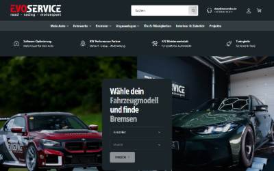 Website preview for Evoservice GmbH