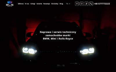 Website preview for BLS AUTO SERVICE