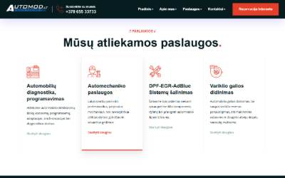 Website preview for MB Automodso