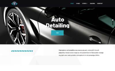 Top of the website for Ride & Shine By Garaownia