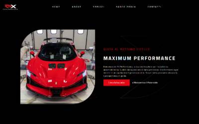 Website preview for Tribe One Motorsport srl