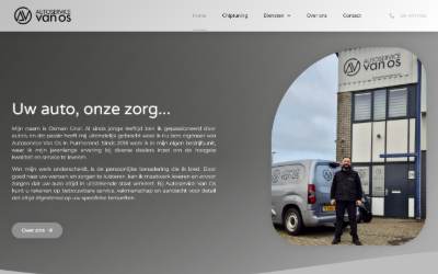 Website preview for Autoservice van Os