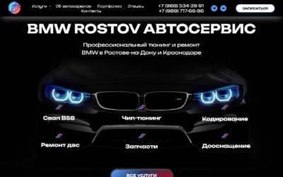 Website preview for BMW ROSTOV