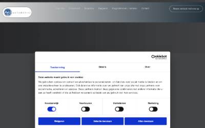 Website preview for AvU Automotive