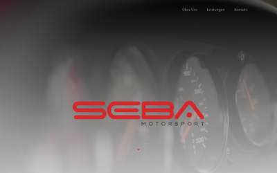Website preview for SEBA Motorsport