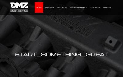 Website preview for DMZ Engineering