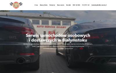Website preview for Auto-Service Dojlidy S.C.