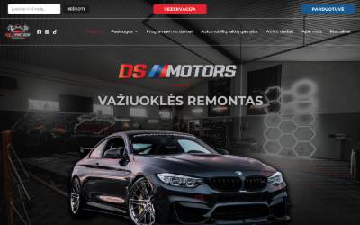 Website preview for DS MOTORS
