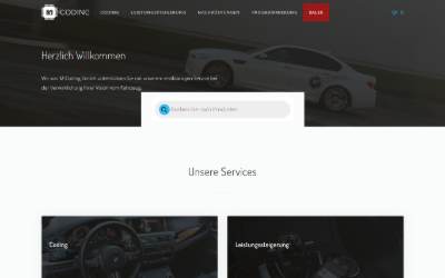 Website preview for M-Coding GmbH