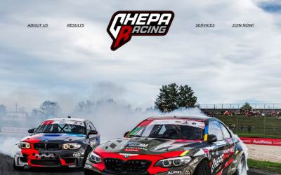 Website preview for ChepaRacing