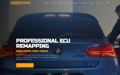 Website preview for Ripper Tuning Ltd
