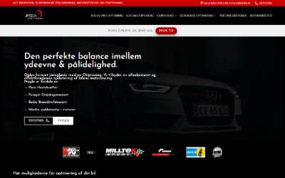 Website preview for J Garage ApS