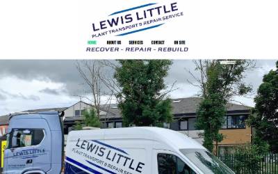 Website preview for Lewis little Ltd