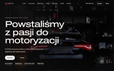 Website preview for GarCar Pitkowski Bartosz