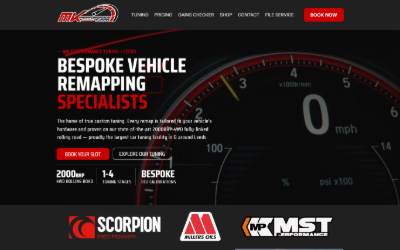 Website preview for MK Performance Tuning