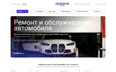 Website preview for Gonka Shop