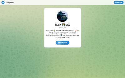 Website preview for Sega_tech