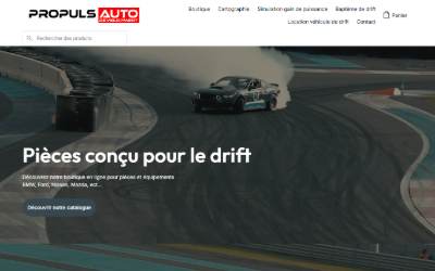 Website preview for Propuls Auto Development