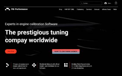 Website preview for FM-Performance