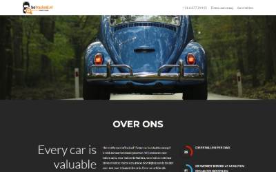 Website preview for beTracked B.V.