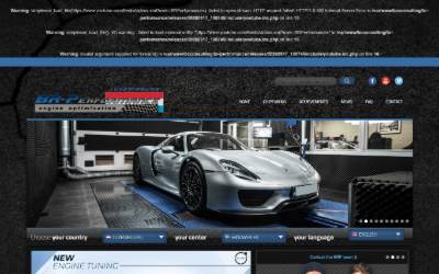 Website preview for BR Performance Luxembourg