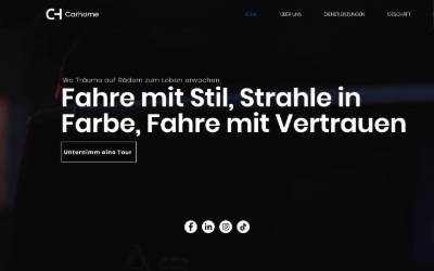Website preview for Carhome GmbH