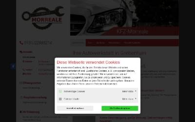 Website preview for KFZ-Morreale
