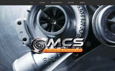 Website preview for MCS Tuning