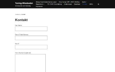 Website preview for Tuning-Wiesbaden