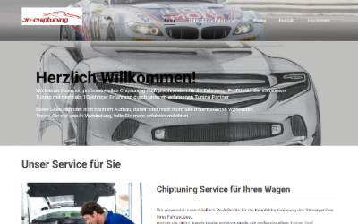 Website preview for JN-Chiptuning
