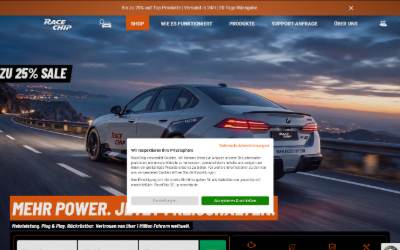 Website preview for RaceChip Chiptuning GmbH & Co. KG