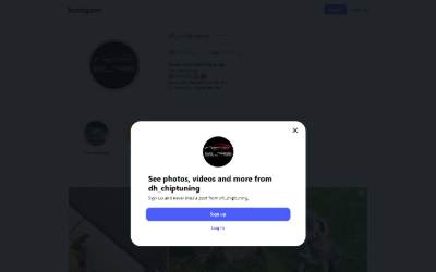 Website preview for DH Chiptuning