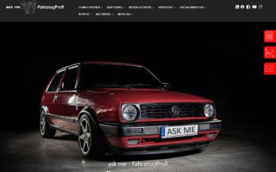 Website preview for ask me - FahrzeugProfi