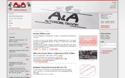 Website preview for A&A Automobiltechnik Inh. S. Aweh