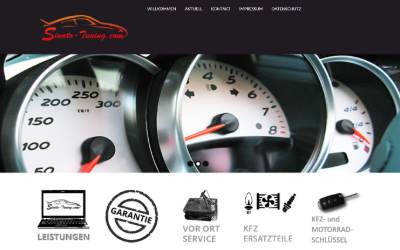Website preview for Sinato Tuning