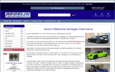 Website preview for Regelin Fahrzeugtechnik GmbH