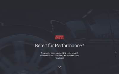 Website preview for Schumacher Motorsport