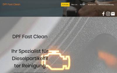 Website preview for Premium DPF Reinigung