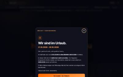 Website preview for ChipTuning Büro Soft - KFZ Service