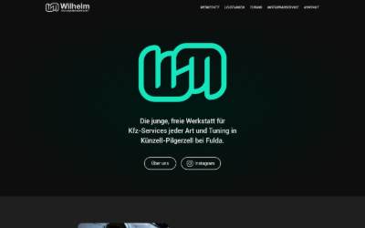 Website preview for Wilhelm Kfz-Meisterwerkstatt