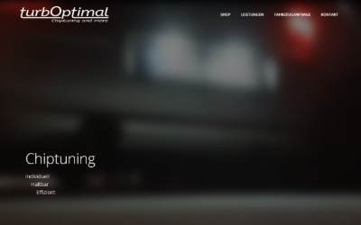 Website preview for turbOptimal Chiptuning