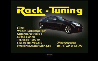 Website preview for W. Rackensperger