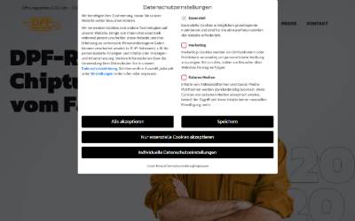 Website preview for DPF Center Westerburg