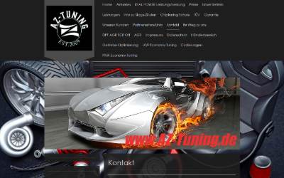 Website preview for AZ Tuning