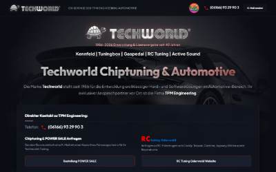 Website preview for Automotive Test- und Technikcenter by Techworld